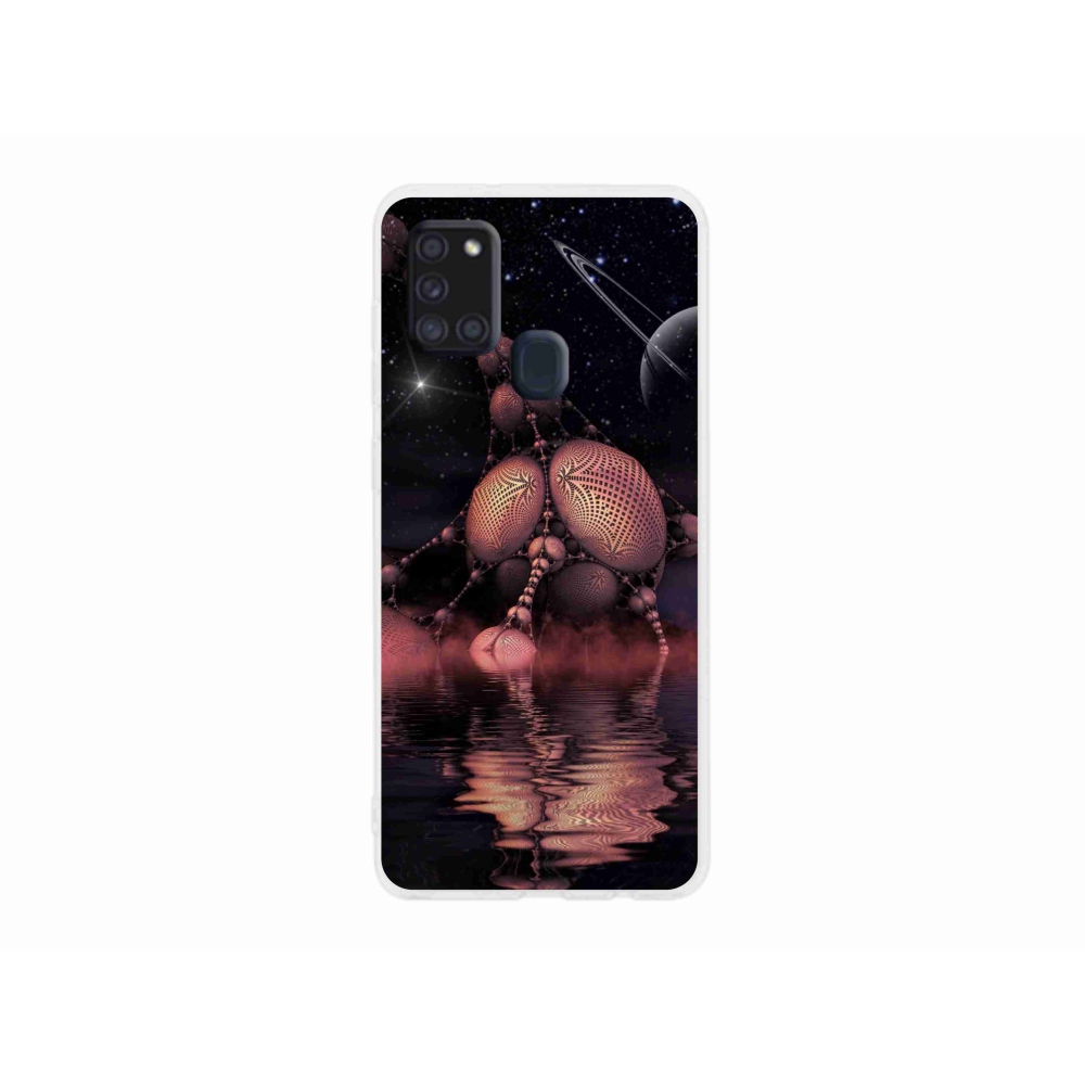 Gél borítás mmCase Samsung Galaxy A21s készülékhez - absztrakt motívum 19