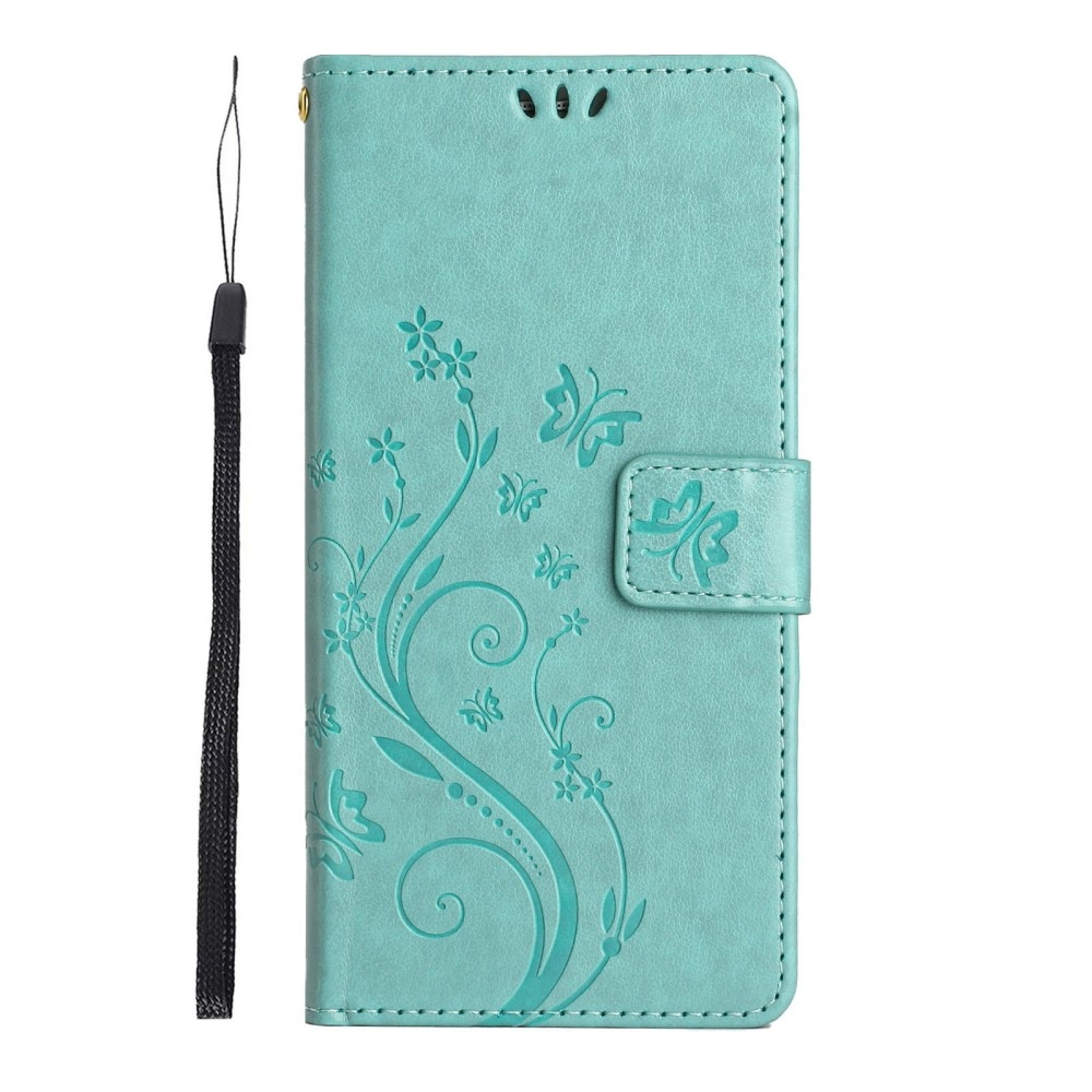 Virágok könyve tok Samsung Galaxy S25 Edge készülékhez - teal - teal
