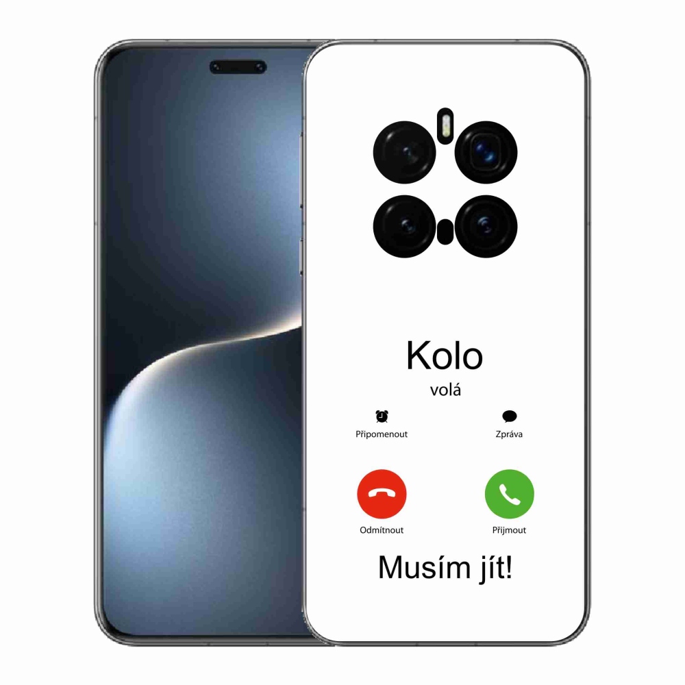 Gél borító mmCase a Honor Magic 7 Pro 5G-n - a kerék fehér hátteret hív a kerékhez
