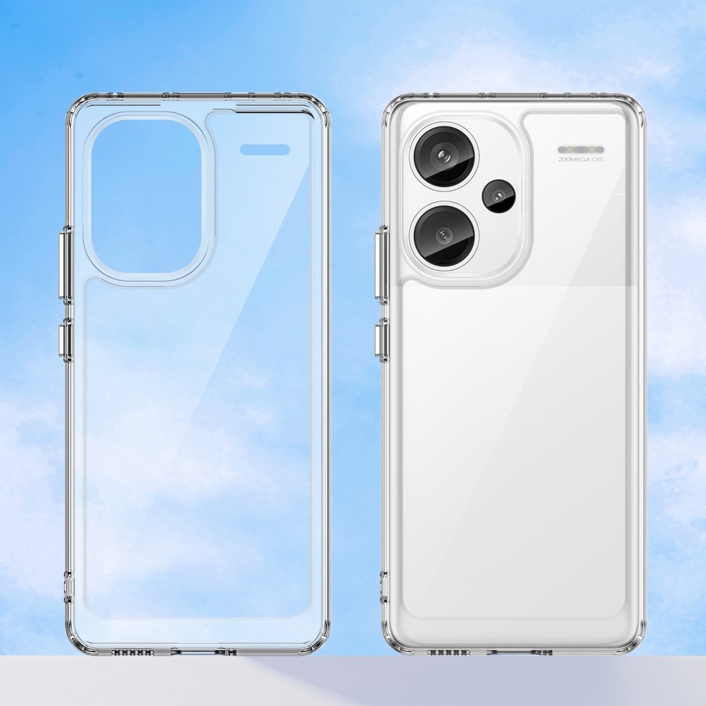 Gél tok kemény hátlappal Xiaomi Redmi Note 13 Pro+ 5G - átlátszó