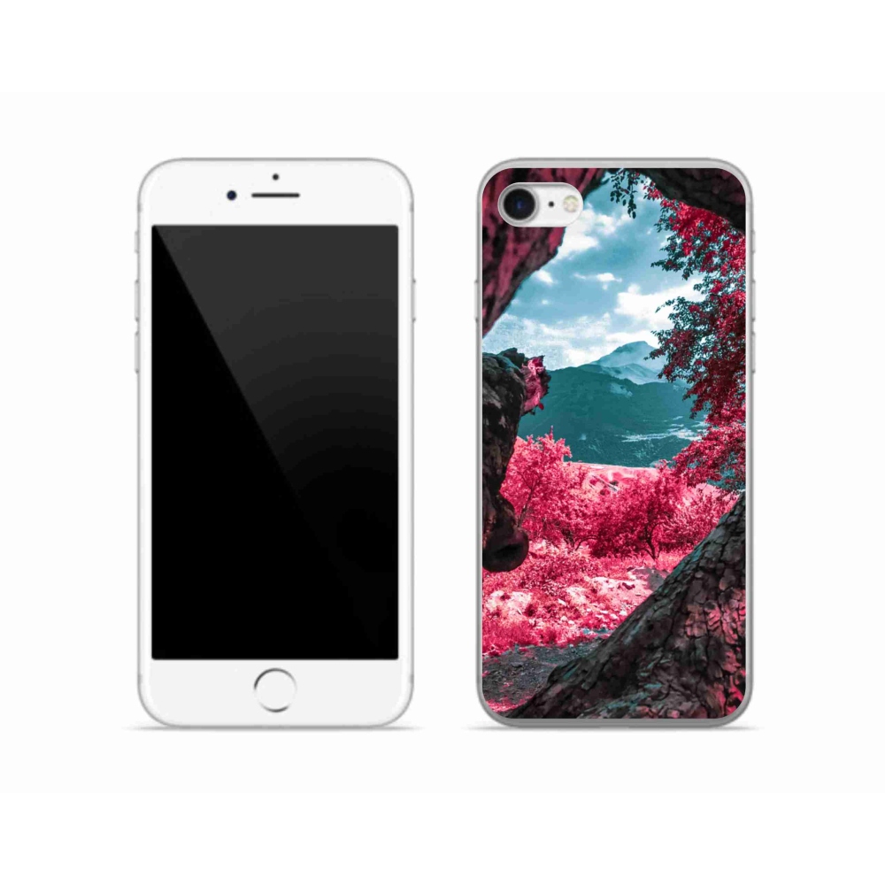 Zselés borítás mmCase iPhone SE (2022) - hegyi kilátás