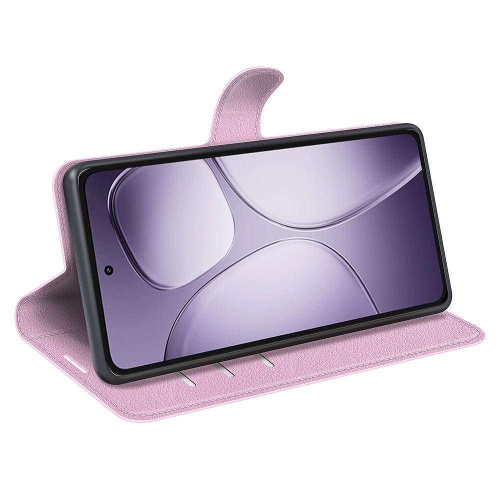 Litchi könyv tok a Xiaomi 14T Pro-hoz - rózsaszínű