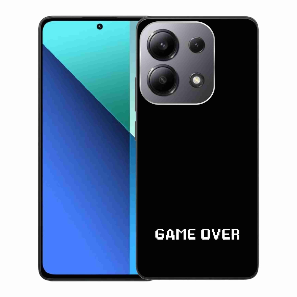 Gél borító mmCase a Xiaomi Redmi Note 13-hoz - játék fekete háttérrel