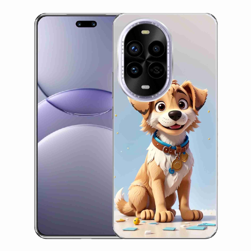 Gél borítás mmCase a Huawei Nova 13 Pro 5G számára - rajzfilm kölyökkutyakölyök