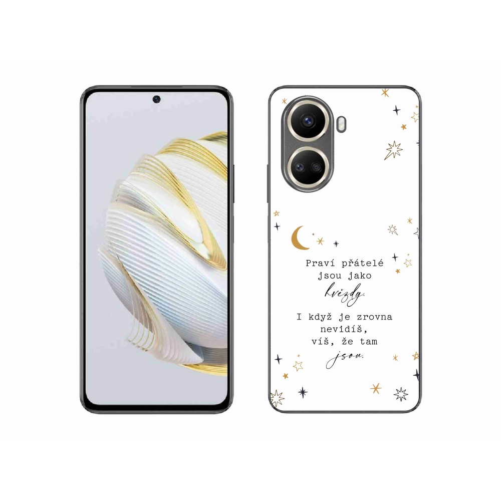 Gél borítás mmCase a Huawei Nova 10 SE-n - idézem 6 fehér háttér