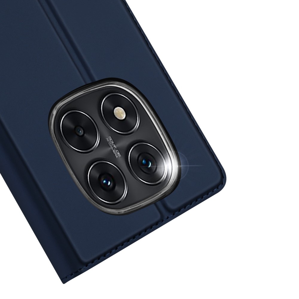 DUX könyvtáska Xiaomi Redmi Note 14 Pro 5G/Poco X7 5G - sötétkék