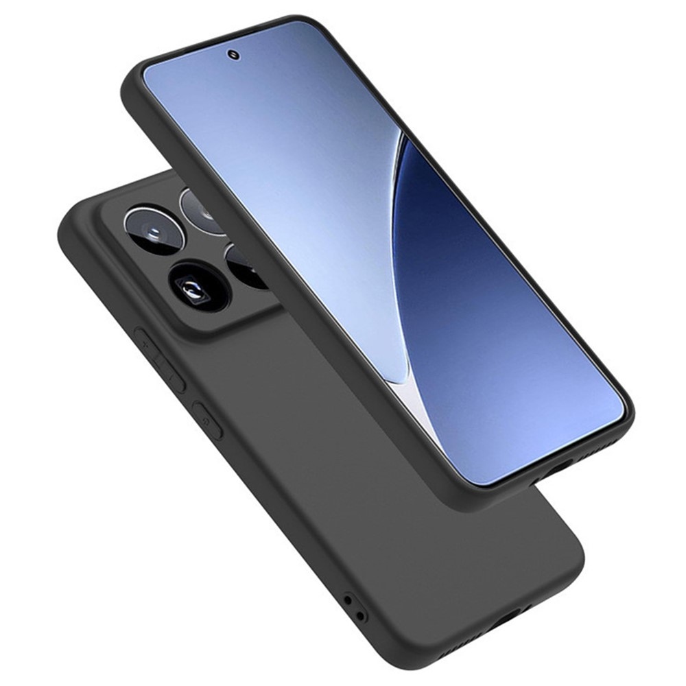 Matt zselés tok Xiaomi 15 Pro-hoz - fekete