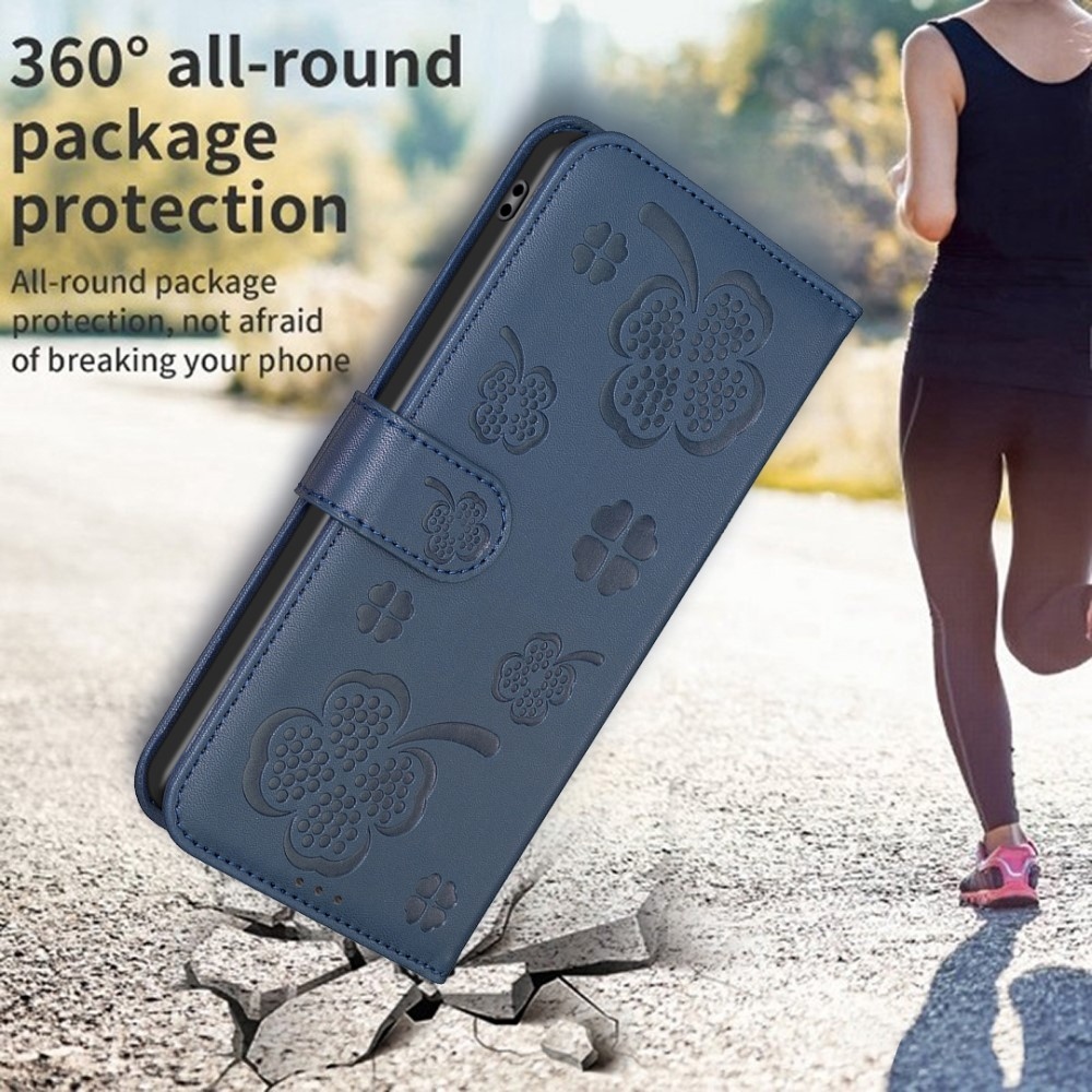 Clover könyv tok Xiaomi Redmi 13 4G/Poco M6 4G - kék