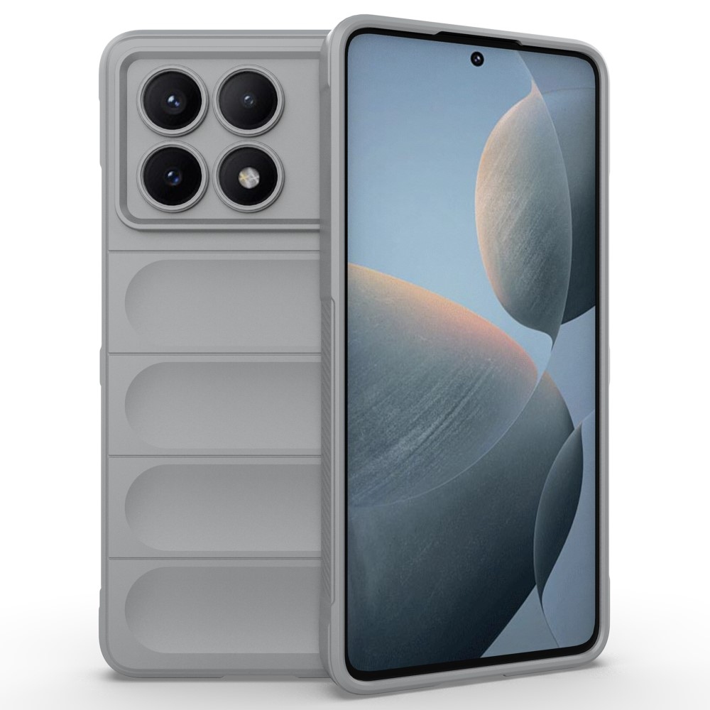 Rugg tartós zselés tok Xiaomi Poco X6 Pro 5G - világosszürke