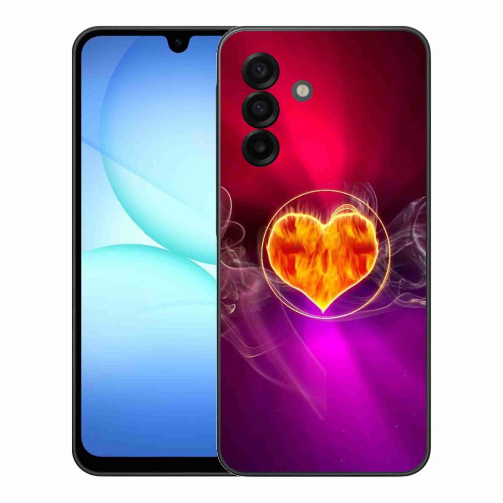 Gél borítás mmCase Samsung Galaxy A17 4G/5G - tüzes szív