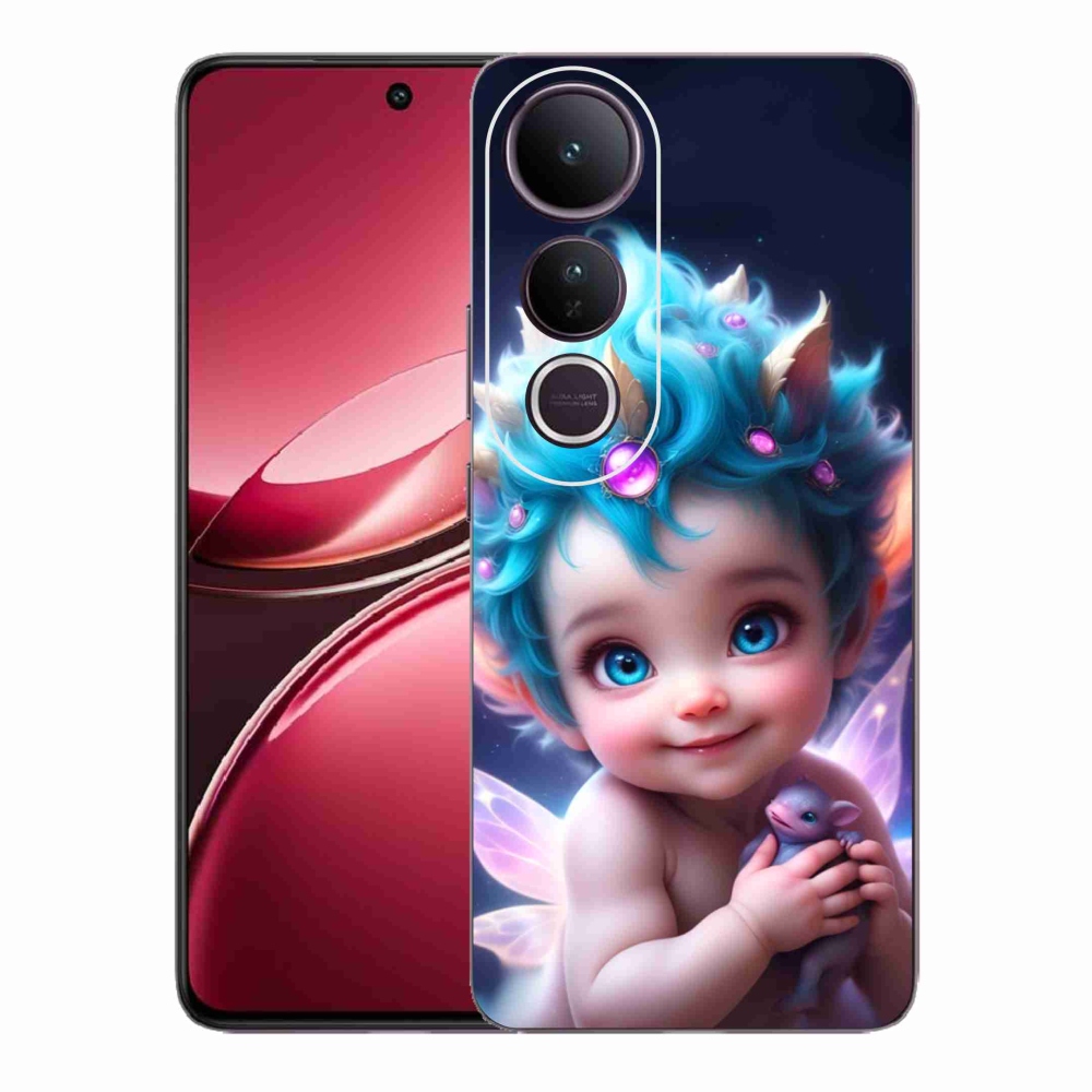Gélburkolat mmCase a Vivo V50 Lite 4G/5G-n - baba pillangószárnyakkal