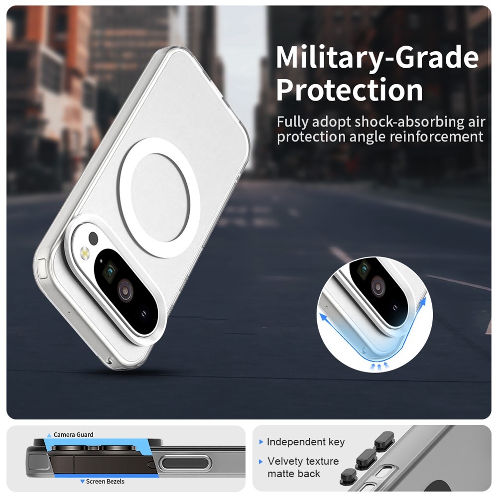 Candy MagSafe zselés tok Google Pixel 10 Pro/Pixel 10 - átlátszó