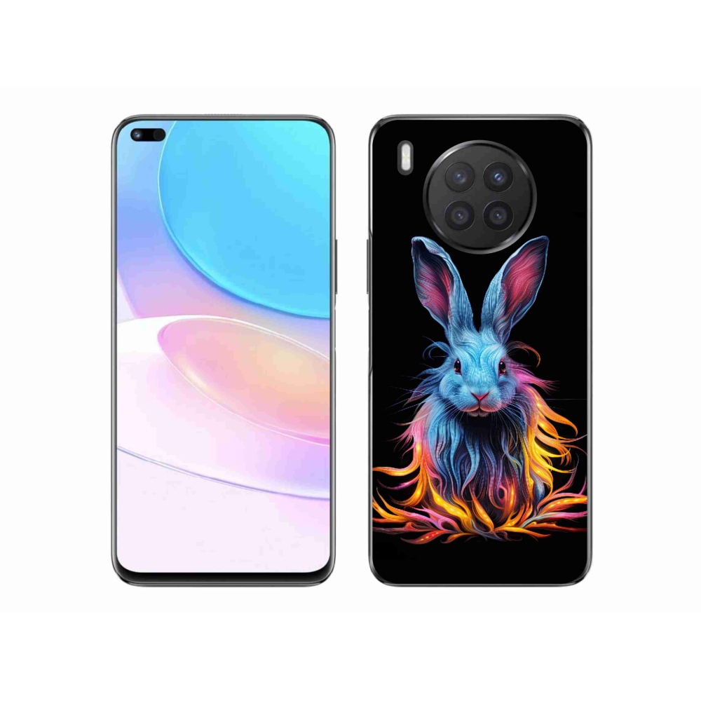 Gél borítás mmCase a Huawei Nova 8i készülékre - absztrakt nyúl
