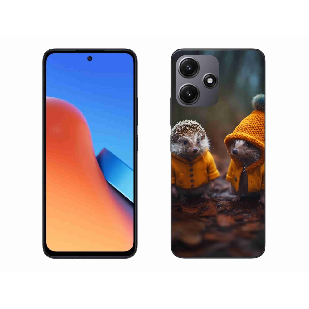 Gél borítás mmCase a Xiaomi Redmi 12 5G-hez - sünök