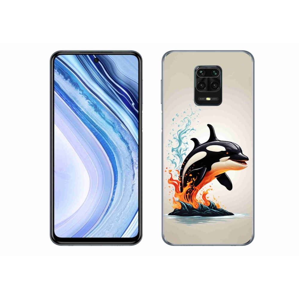 Gél borítás mmCase a Xiaomi Redmi Note 9 Pro készülékhez - írisz