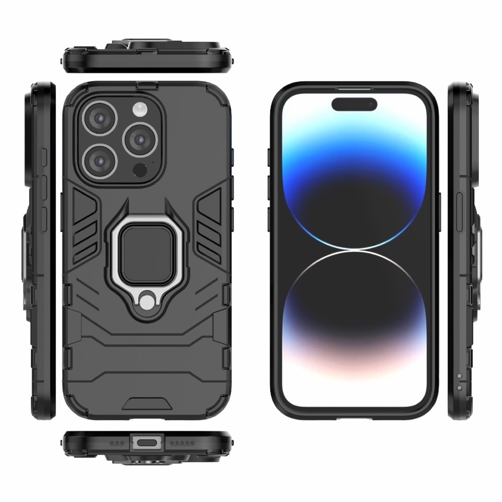 Guardy tartós borító iPhone 15 Pro Max készülékhez - Fekete