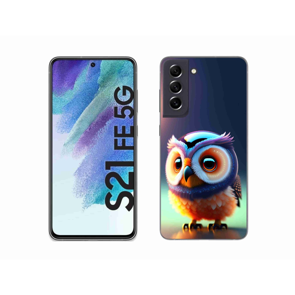 Zselés borítás mmCase Samsung Galaxy S21 FE 5G - bagoly