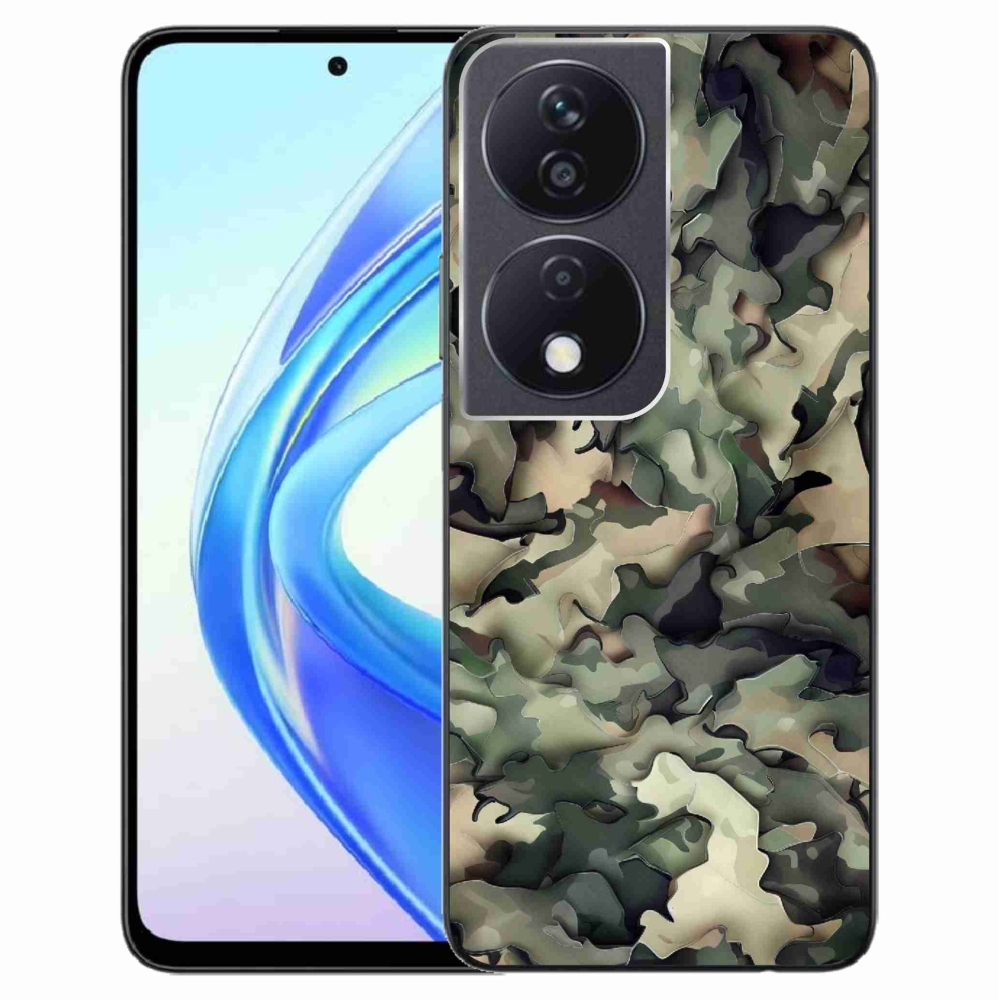 Zselés borítás mmCase a Honor X7b/Honor 90 Smart készülékhez - terepszínű minta 9