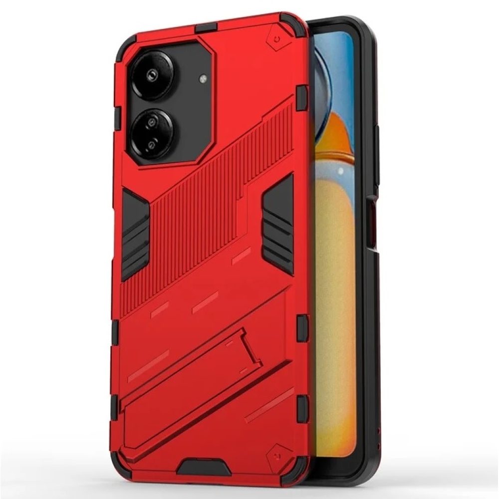 Armory tartós borító Xiaomi Poco C65/Redmi 13C készülékhez - piros