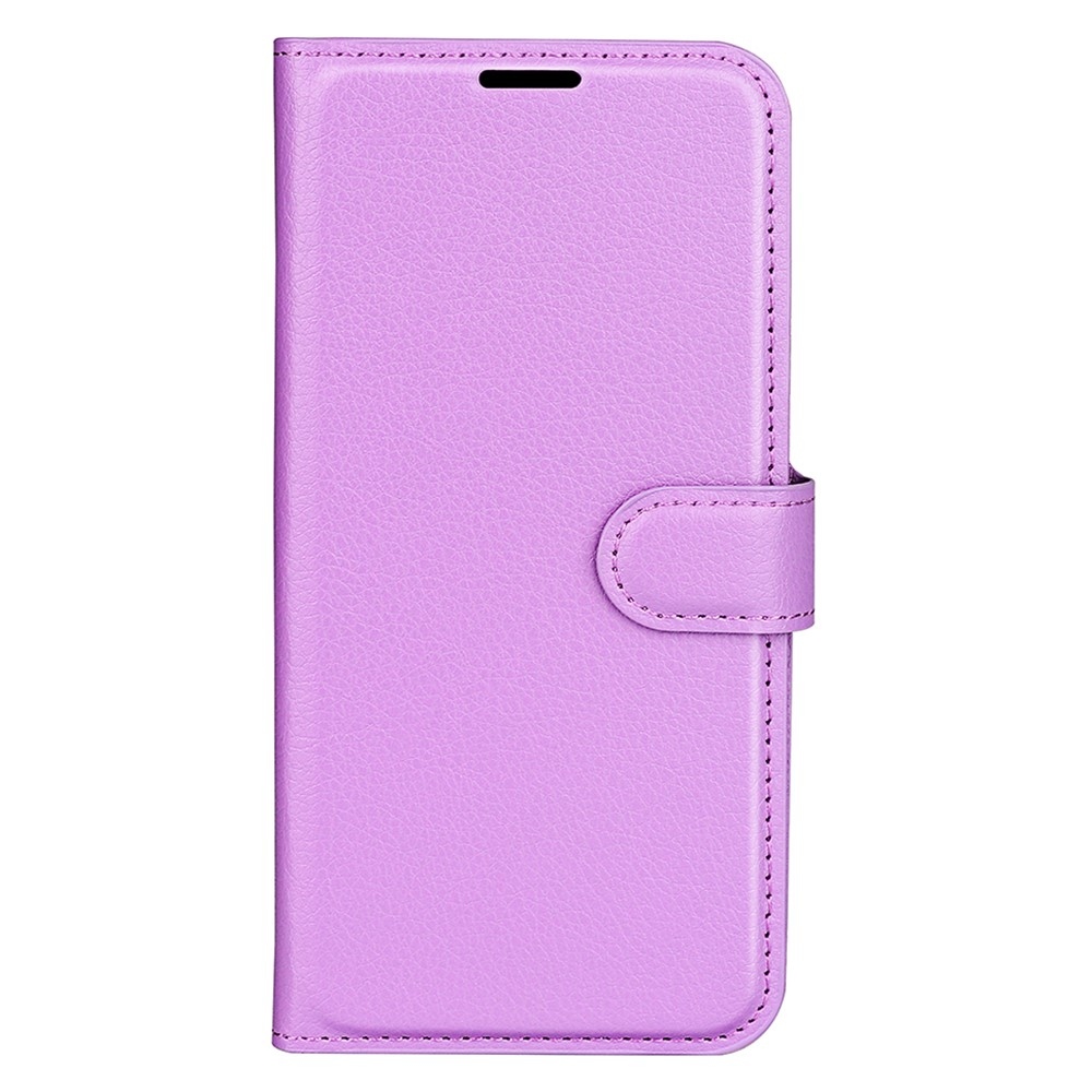 Litchi könyv tok Xiaomi Redmi Note 14S-hez - lila
