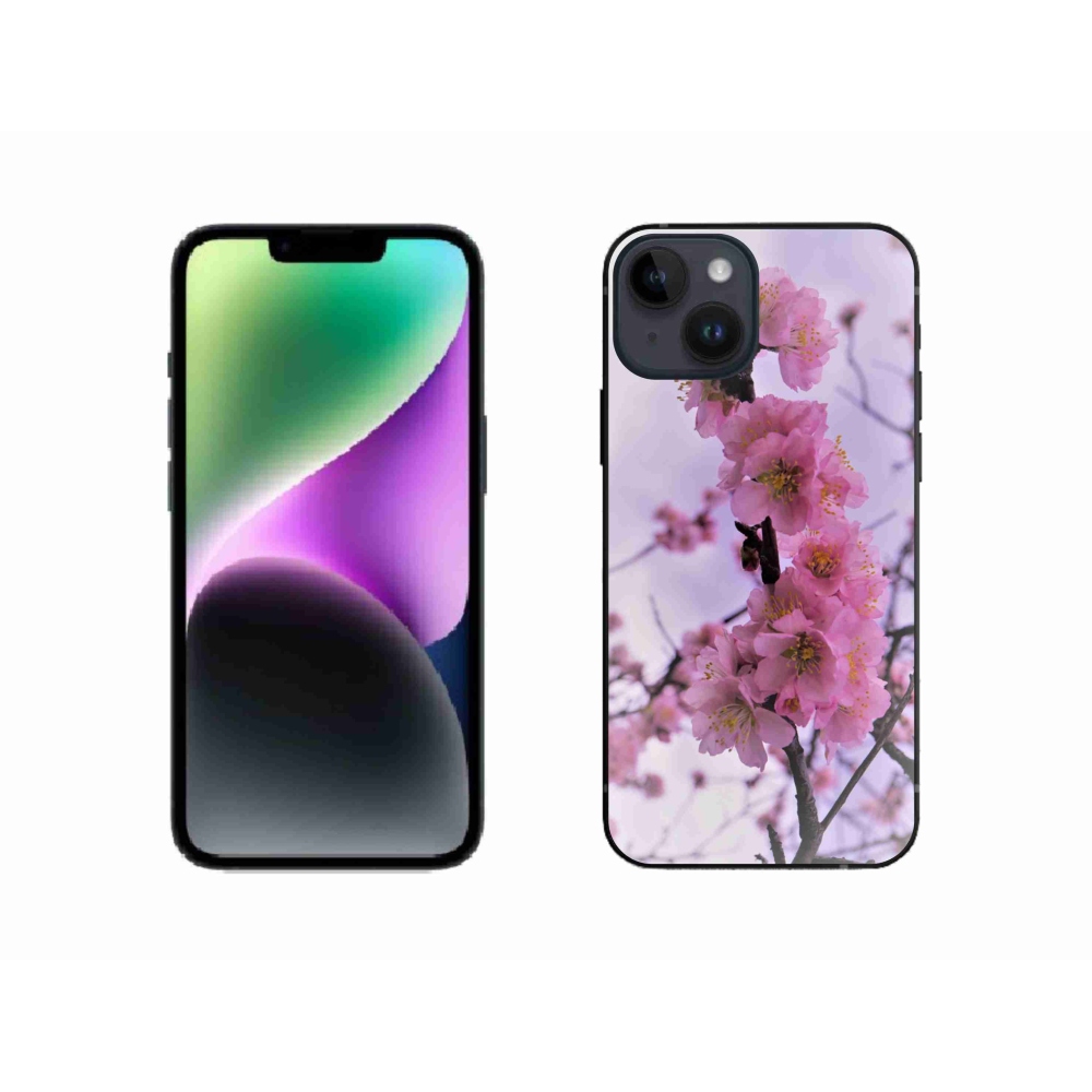 Zselés borítás mmCase iPhone 14 - virágokhoz 7