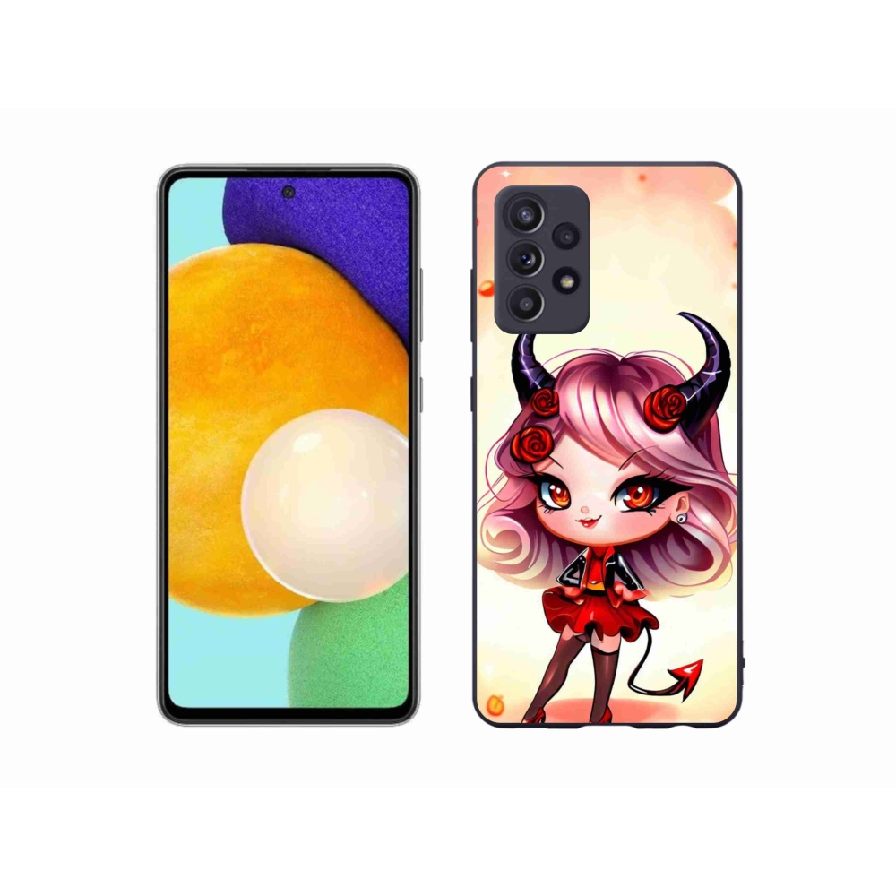 Zselés borítás mmCase Samsung Galaxy A52/A52 5G - rajzfilm ördög