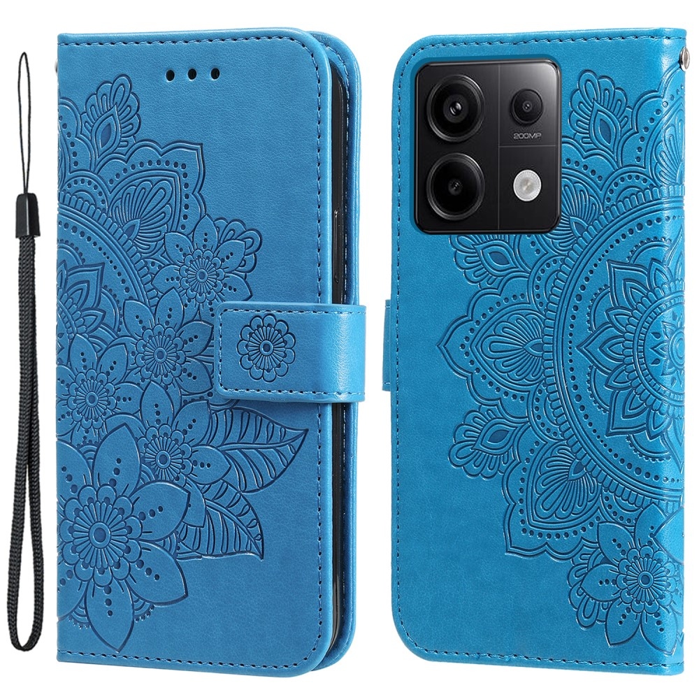 Mandala könyv tok Xiaomi Redmi Note 13 Pro 5G/Poco X6 5G - kék