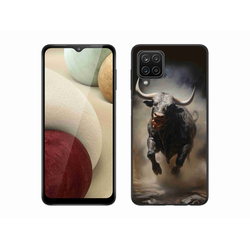 Zselés borítás mmCase Samsung Galaxy M12 - dühös bika - Samsung Galaxy M12 tok