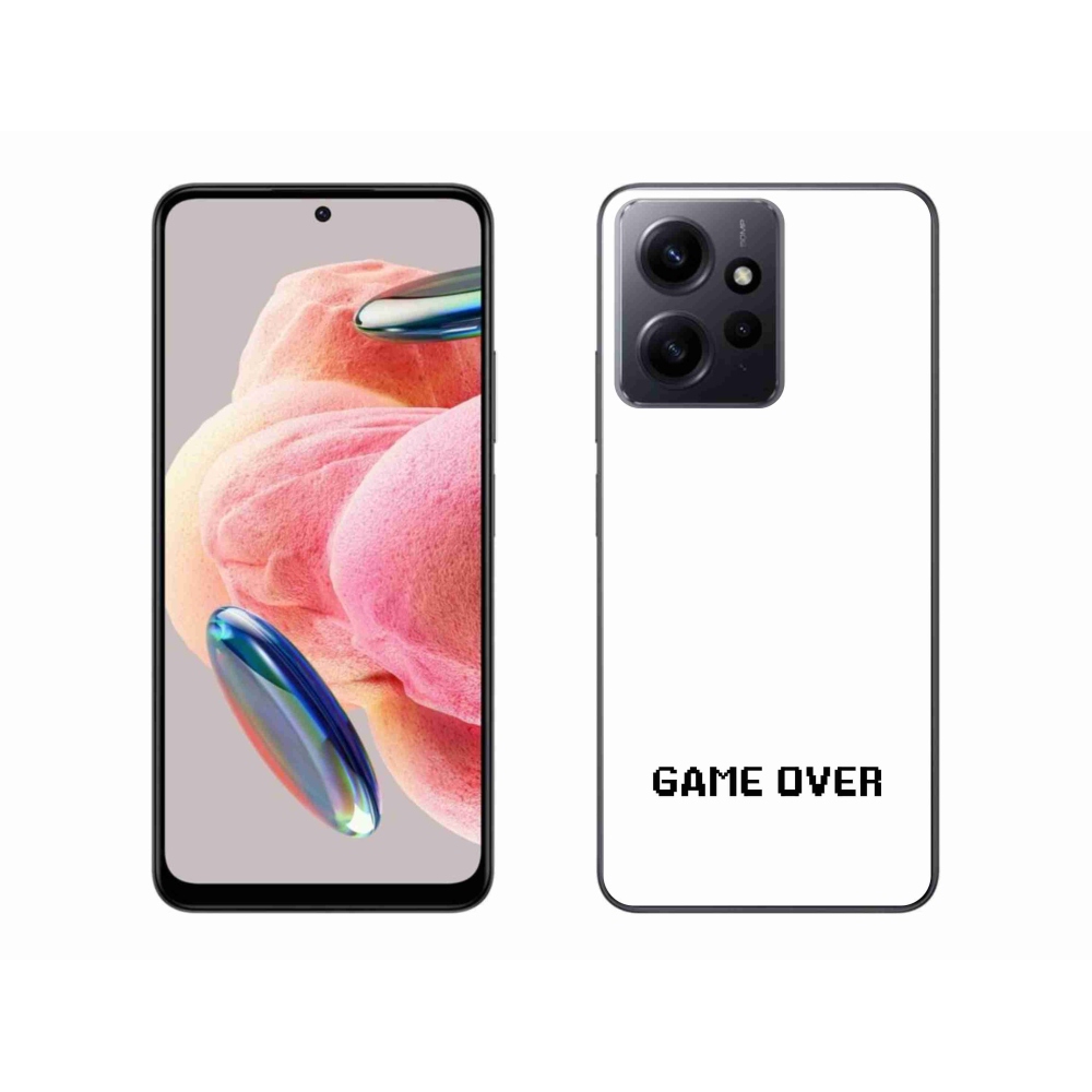 Gél borító mmCase a Xiaomi Redmi Note 12 4G-hez - játék fehér háttérrel