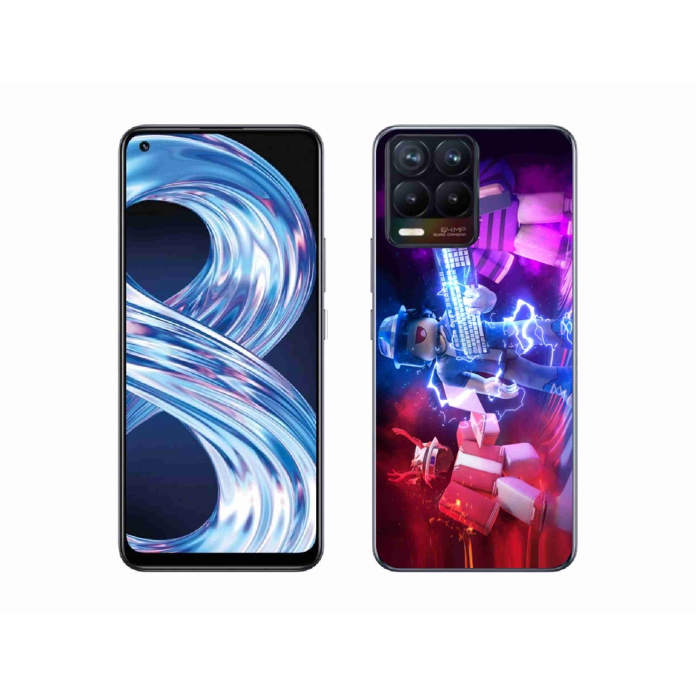 Gél borítás mmCase a Realme 8 4G-n - roblox