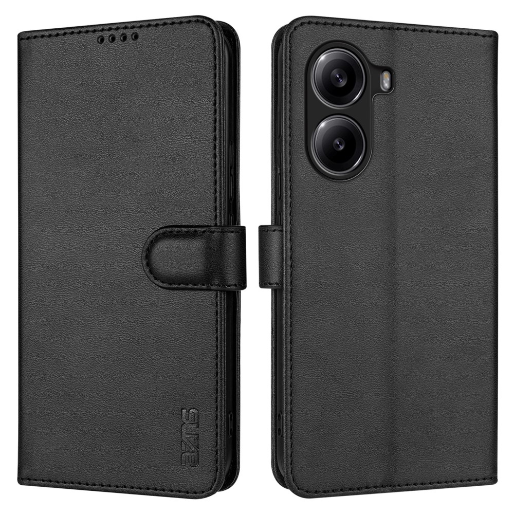 AZNS tok könyv tok Xiaomi Poco X7 Pro 5G - fekete