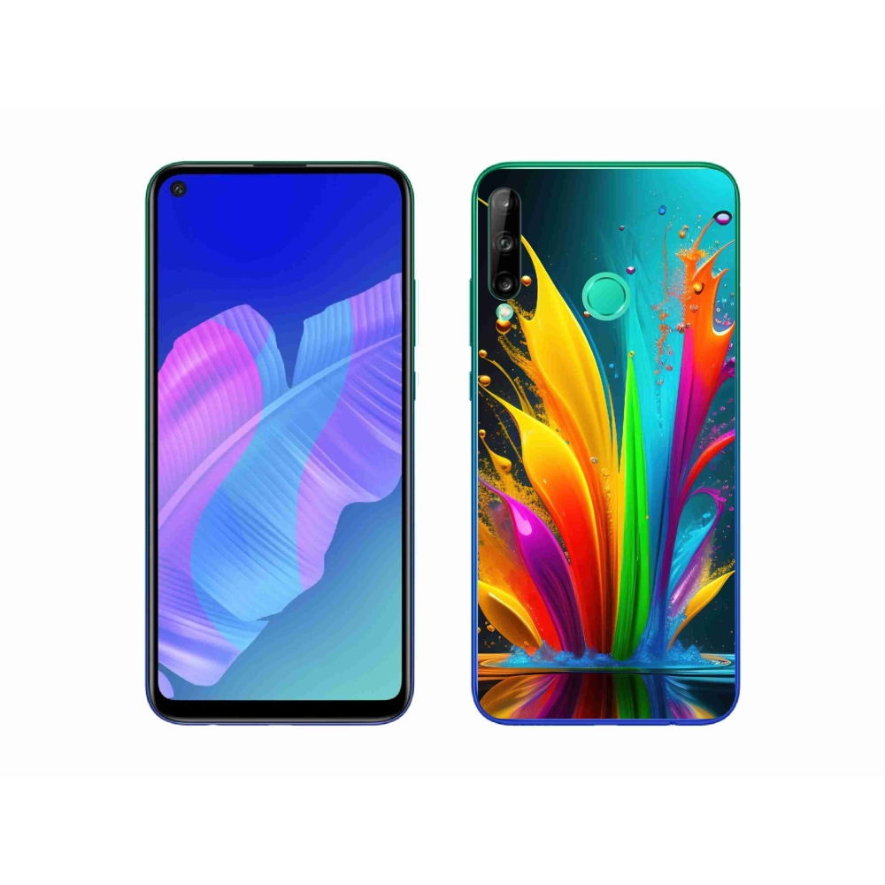 Zselés borítás mmCase a Huawei P40 Lite E számára - absztrakt motívum 1