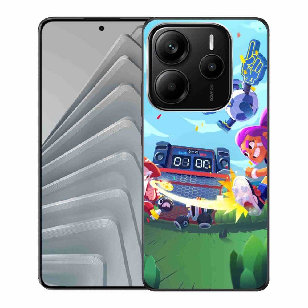 Gél borítás mmCase a Xiaomi Redmi Note 14 5G-hez - verekedés csillagok 1