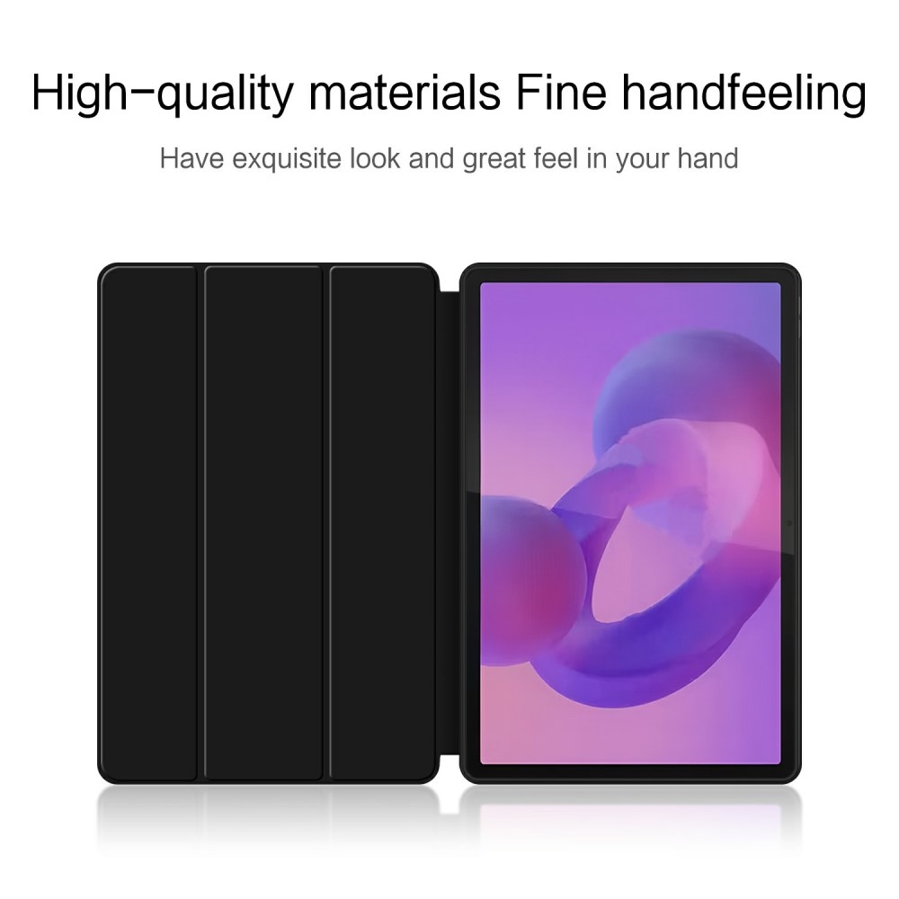 Összecsukható tok Lenovo Idea Tab Pro 12.7 tablet tok - fekete