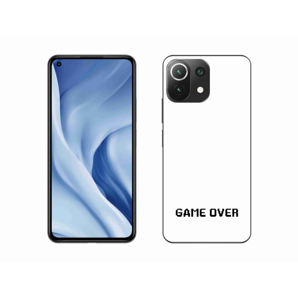Gél borító mmCase a Xiaomi 11 Lite 5G NE számára - játék fehér háttérrel