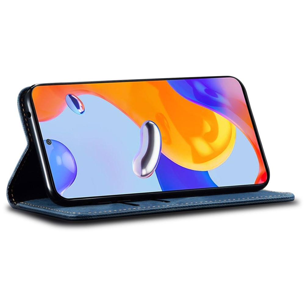 Jeanse könyvtáska Xiaomi 15 Ultra - kék