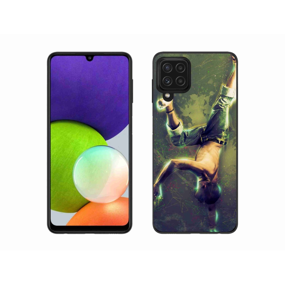 Gél borítás mmCase Samsung Galaxy A22 4G készülékhez - breakdance