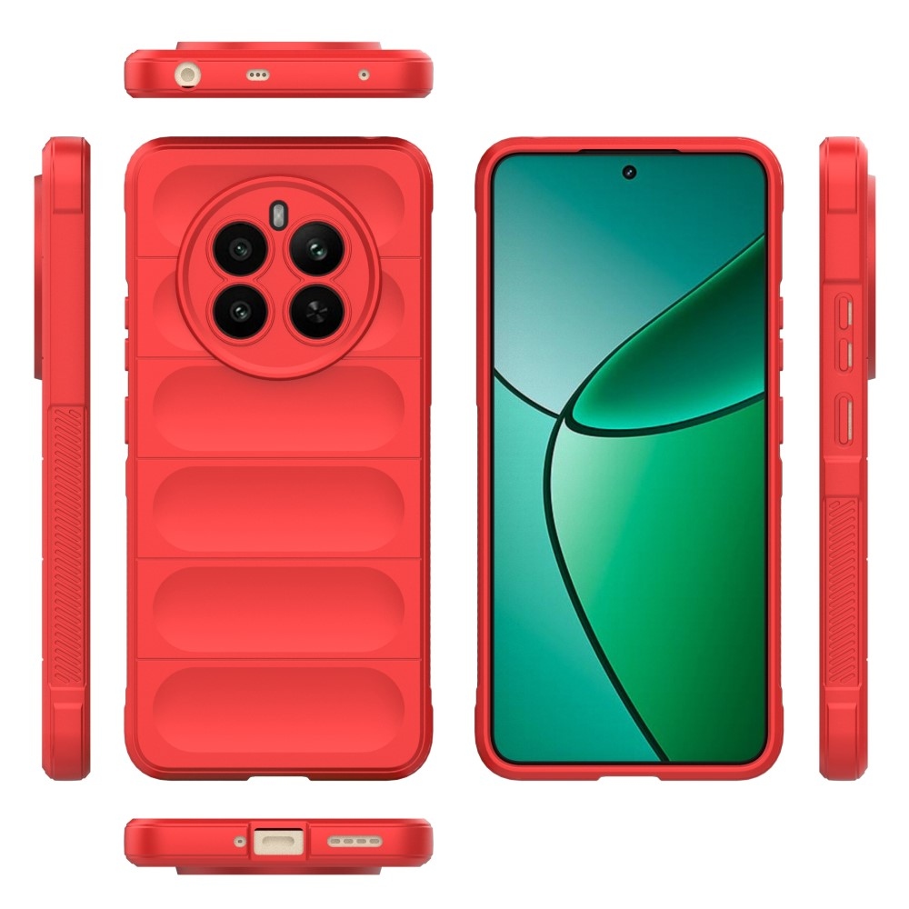 Rugg tartós zselés tok a Realme 12+ 5G készülékhez - piros