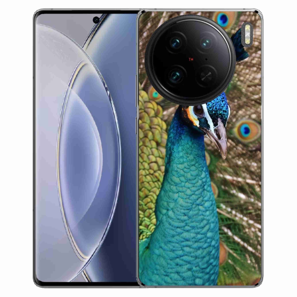 Gél védőburkolat mmCase a Vivo X90 Pro készülékhez - páva