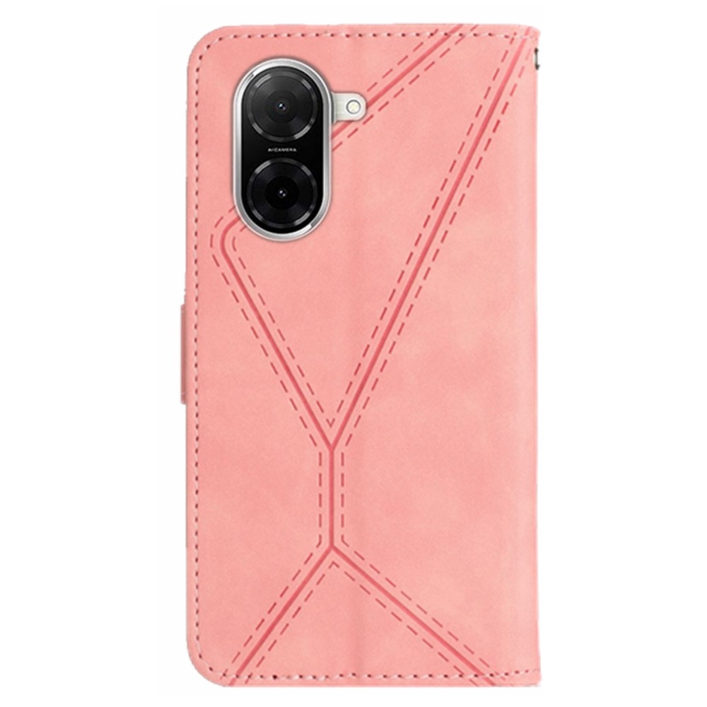 Linesy könyvtáska Xiaomi Redmi A5 (171.7x77.8x8.3mm) - rózsaszínű