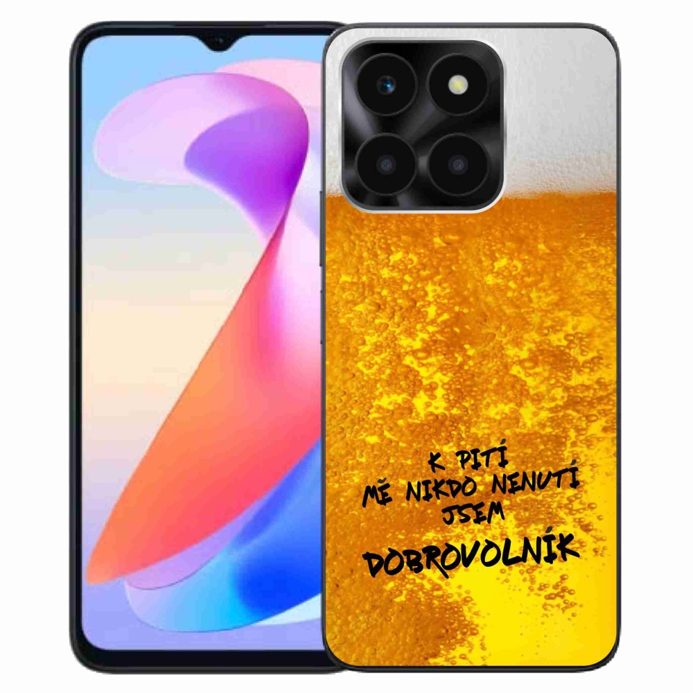 Zselés borítás mmCase a Honor X6a számára - sör motívum 4