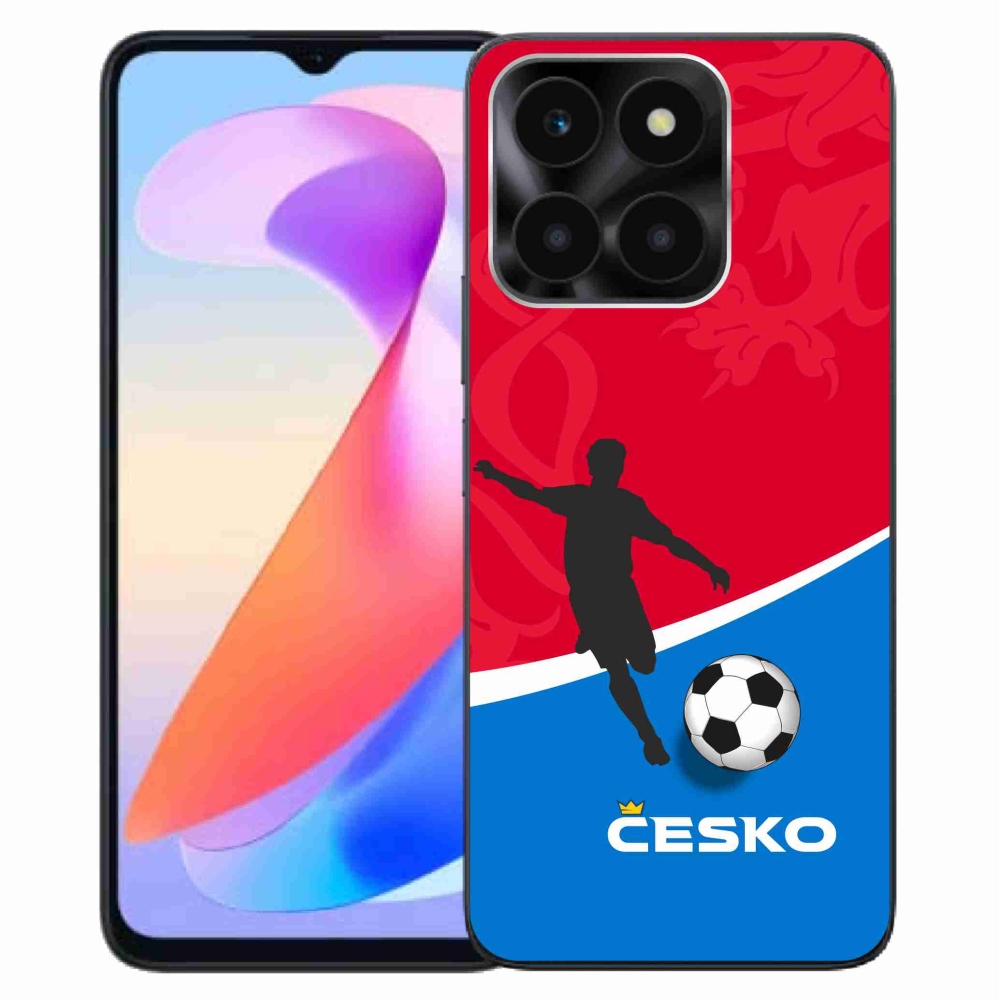 Gél borítás mmCase for Honor X6a - futball Csehország