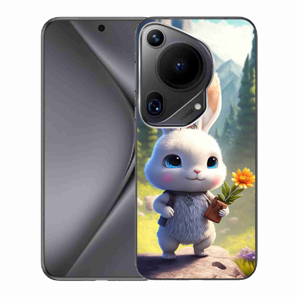 Gél borítás mmCase a Huawei Pura 70 Ultra készülékhez - aranyos nyuszi