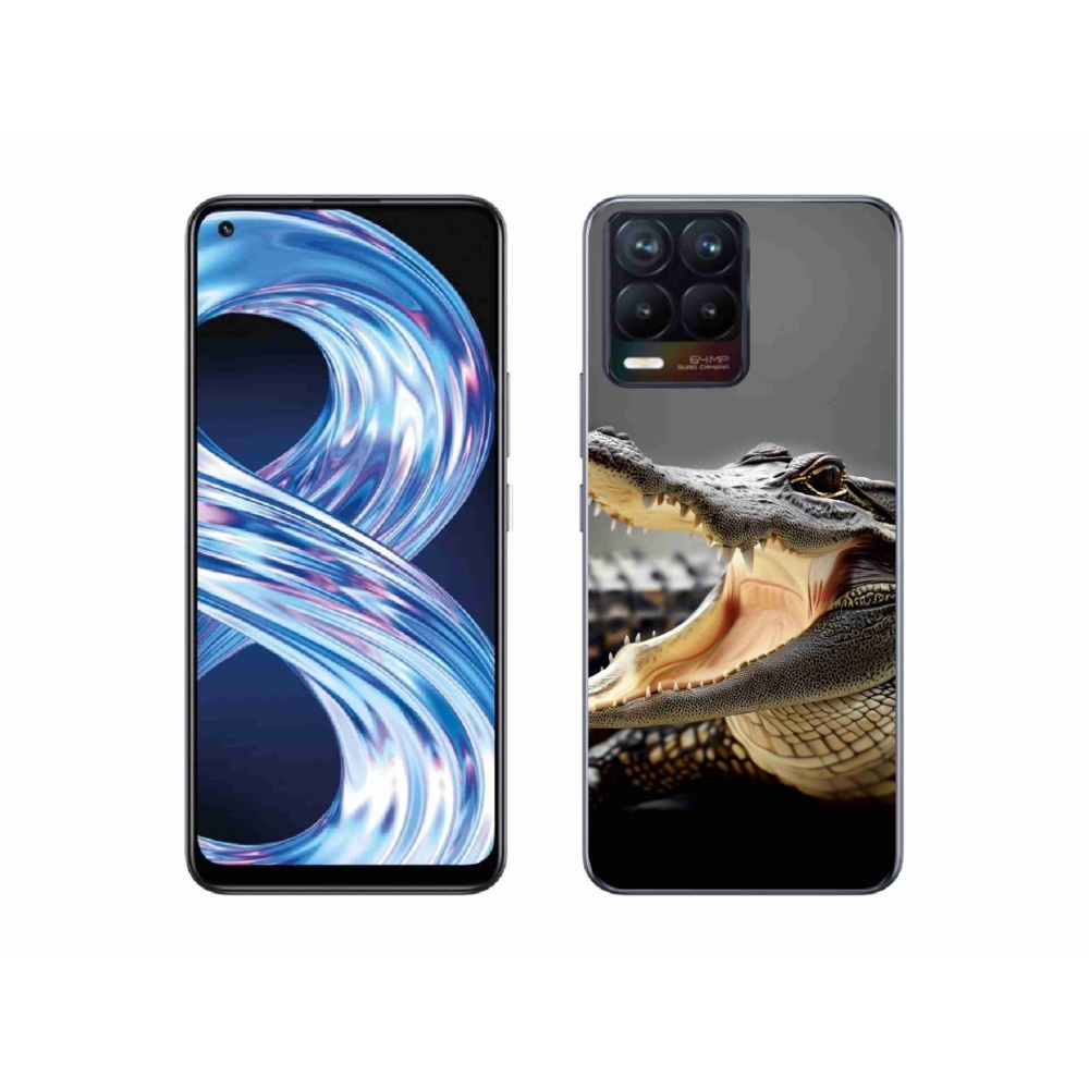 Gél borítás mmCase a Realme 8 Pro-hoz - krokodil