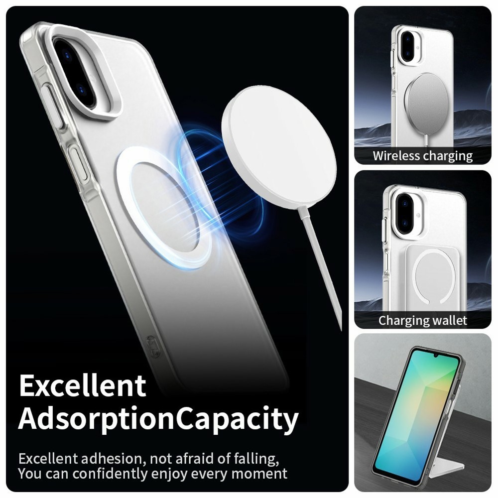 Candy zselés tok MagSafe Samsung Galaxy A07 4G - fehér