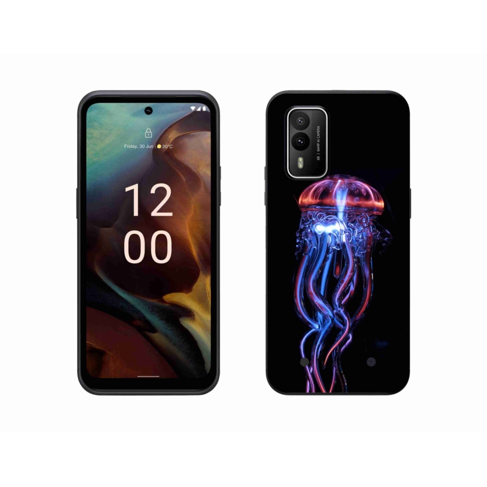 Zselés borítás mmCase a Nokia XR21 készülékhez - medúza