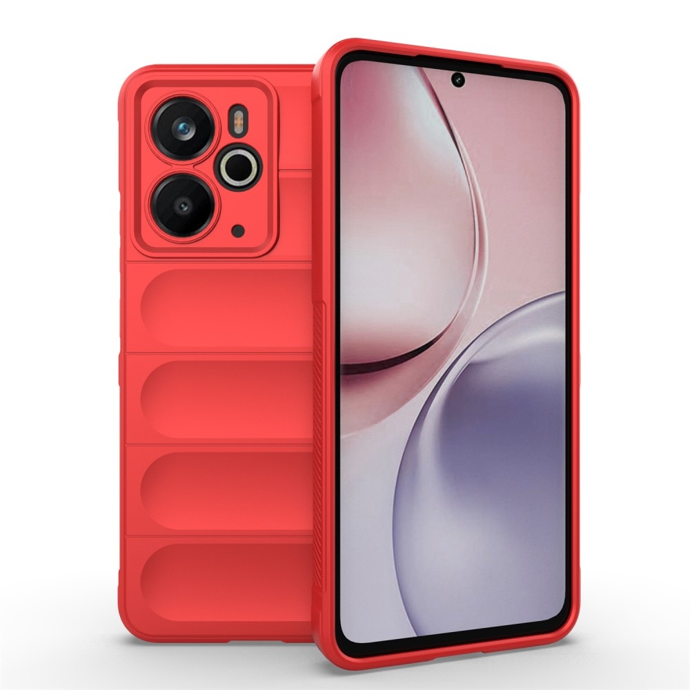 Rugg tartós zselés tok a Realme 14 5G készülékhez - piros