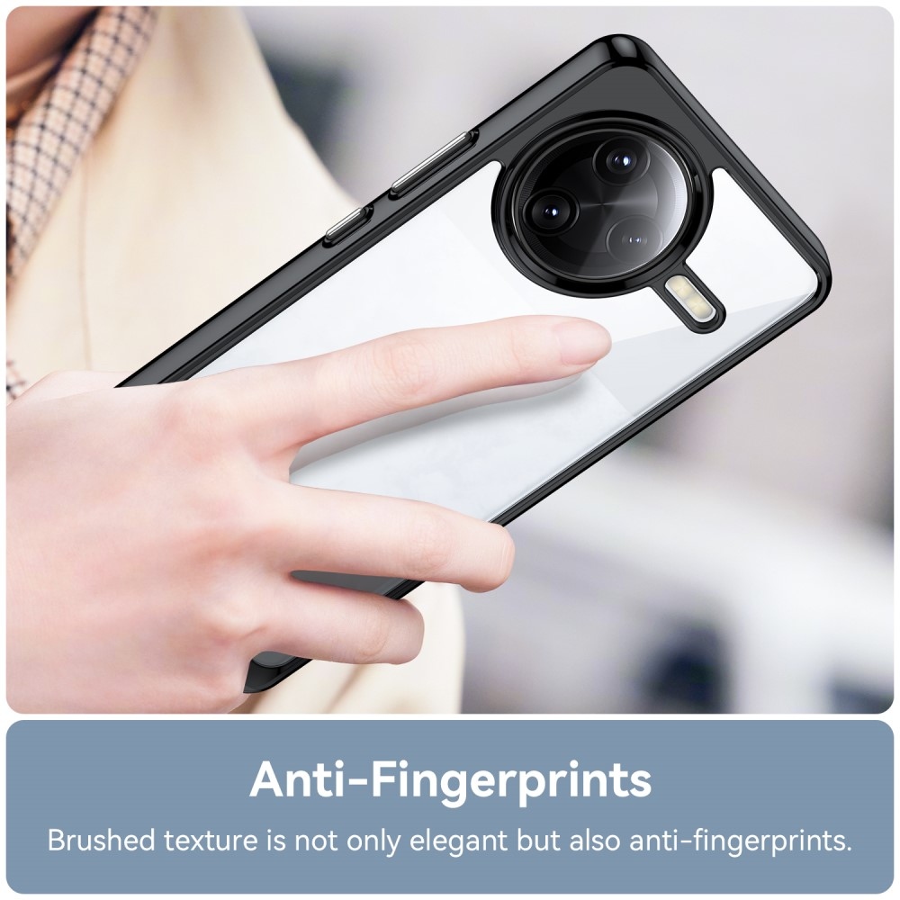 Gél tok fix hátlappal a Xiaomi Poco F7 Ultra számára - fekete