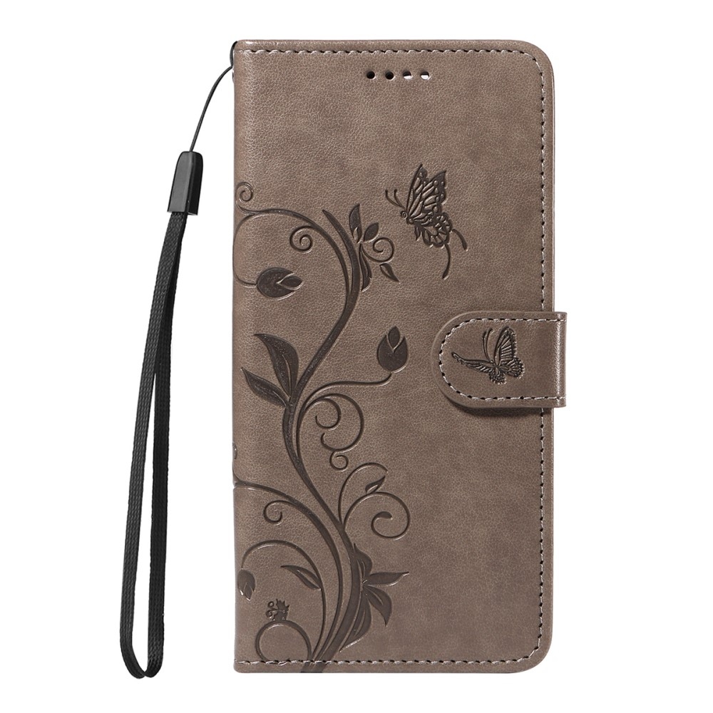Virágok könyv tok Xiaomi Redmi A5 (173.45x79.35x8.45mm) - szürke