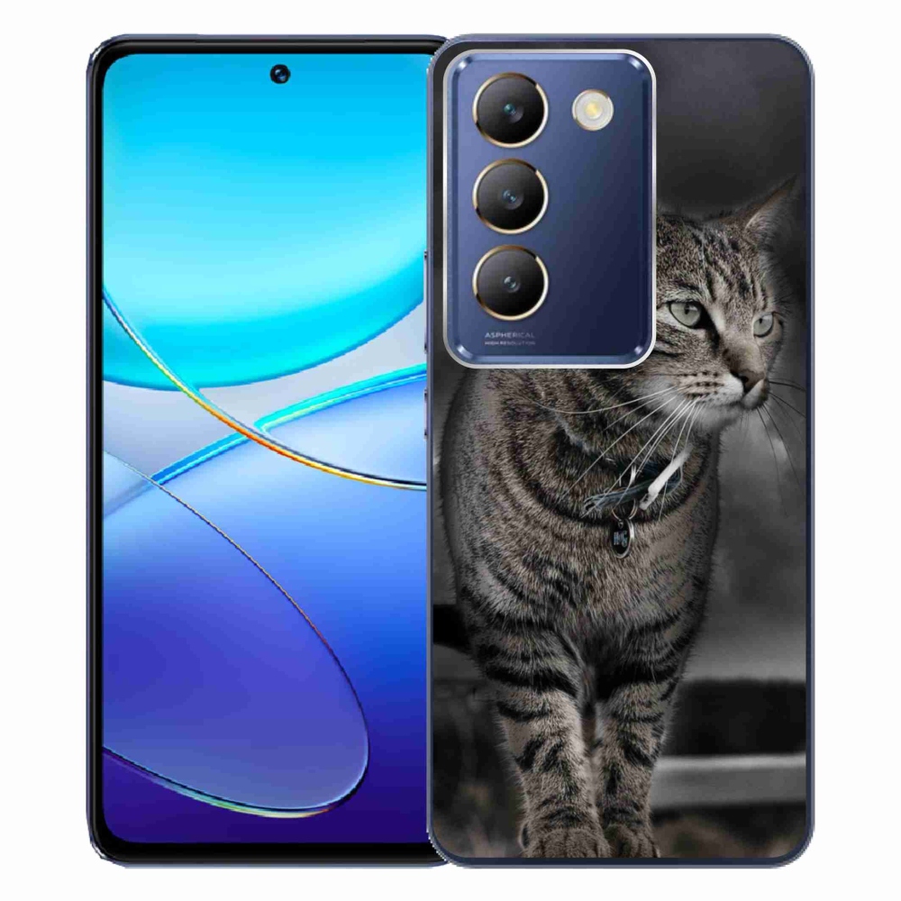 Gél borítás mmCase a Vivo V40 SE 4G/5G készülékhez - macska